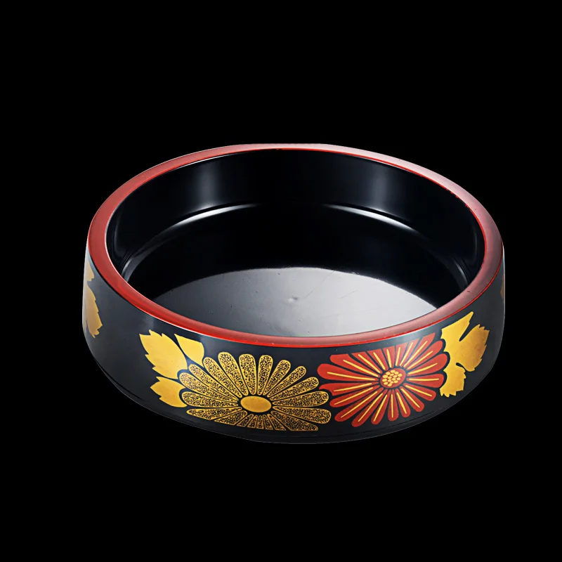 Круглая жесткая тарелка для суши лосося льда блюдце рыба подходящий диск