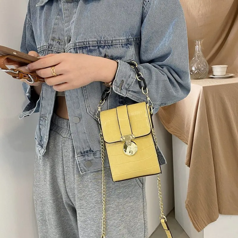 

A Bag 2021 Summer Hot Ladies Shoulder Bag Yellow Green Portable Female Clutch Bag Handy Casual Mini Messenger Bag For Travel