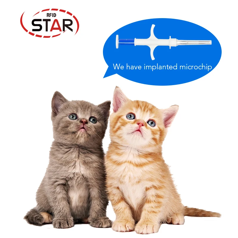 Мини микрочип EM4305 для домашних животных с радиочастотной идентификацией и
