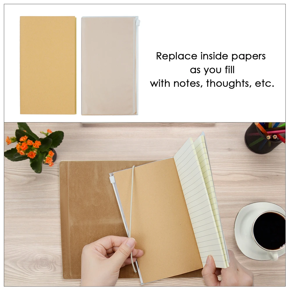 DIY дорожный блокнот A6 Журнал Планировщик журнал органайзера записная книжка