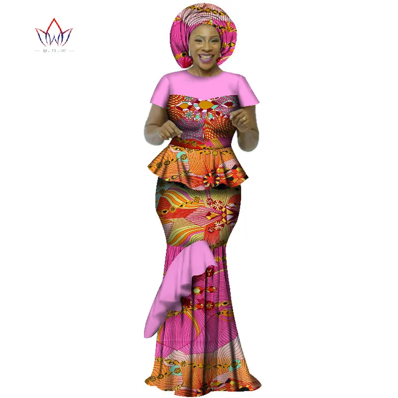 Женская одежда из 2 предметов с оборками большие размеры европейский стиль 8xl WY2432