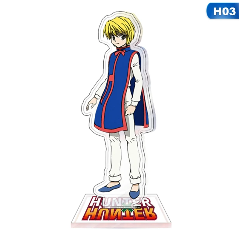 

Anime HUNTER x HUNTER Gon Killua Kurapika Leorio Acrylic Stand Figure Model Double-side Plate Holder Cake Topper