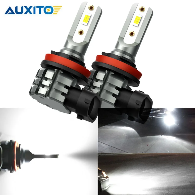 2x H8 H11 светодиодный H16 HB4 9006 HB3 9005 H10 9145 туман светильник лампочка 4000LM вождения авто