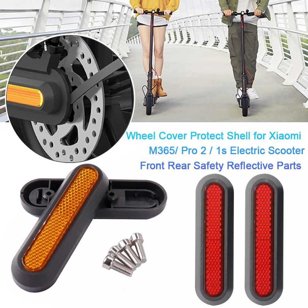 

Светоотражающая полоса для скутера, защитный чехол для колеса Xiaomi M365/ Pro 2/1s, запчасти для электроскутера, передняя и задняя части