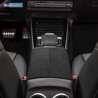 ultrasuede wrap car armrest box panel trim sticker cover for mercedes benz gla class h247 glb x247 2020 2021 amg accessories