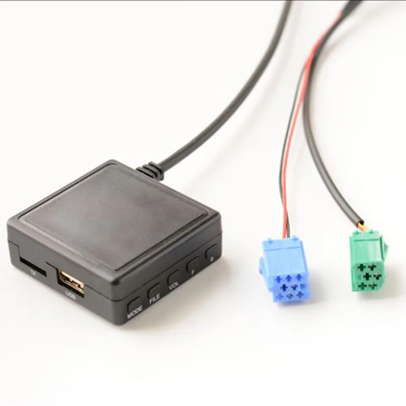 

12V Car Radio Bluetooth Audio Adapter AUX Cable Handsfree Micphone For Renault New And High Quality