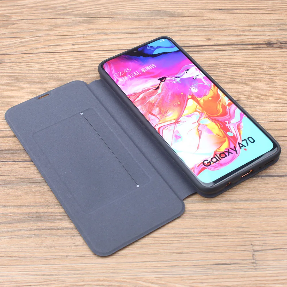 Чехол с откидной крышкой для samsung A50 A60 A70 A40 A30 A20 A10 A80 A90 кожаный чехол S10 J4 J6 S9 S8 плюс S7 край A7 A8 Note 9 10 крышка