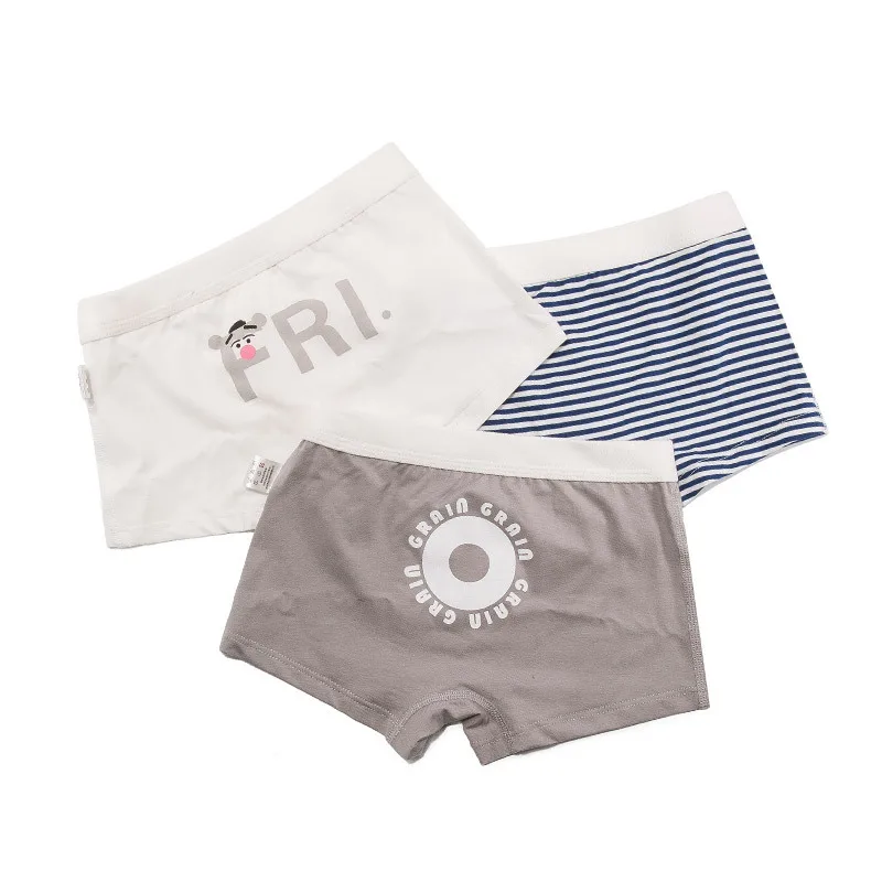 Модное нижнее белье для мальчиков хлопковые детские мягкие трусики шорты
