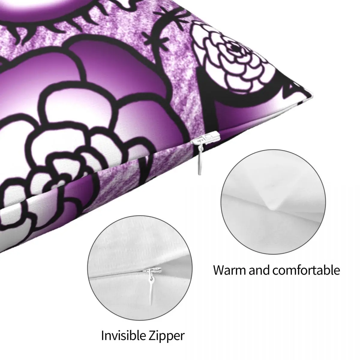 

Fashion Graffiti Decorative Pillowcase Throw Pillow Case Polyester Printing Pillow Cover 45x45cm