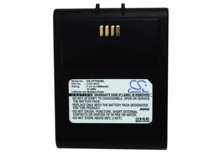 

cameron sino 1800mah battery for VERIFONE 802B-WW-M05 M50 Nurit 8020 8020US20 802BWW05B078801133545 802B-WW-M07 CCR-8020