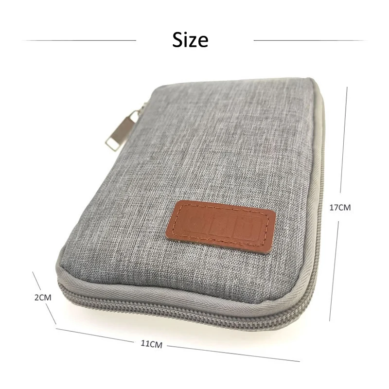 Мягкий органайзер для хранения защитный чехол переноски игр HDD наушники MP3 MP4