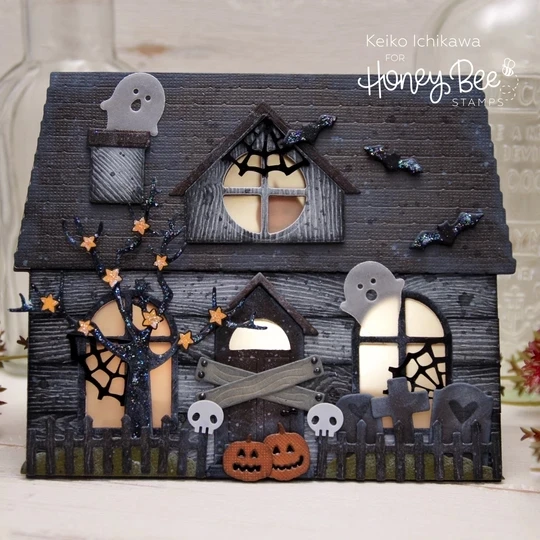 halloween haunted houses metal cutting dies for diy scrapbook album paper card decoration crafts embossing 2021 new dies free global shipping