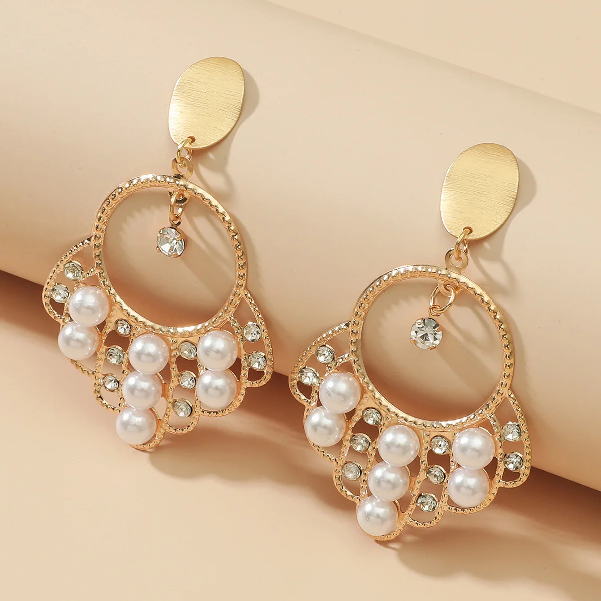 

Fashion Korean Big Pearl Drop Earring Elegant Pearl Earrings For Women Wedding Party Jewelry Gift Oorbellen
