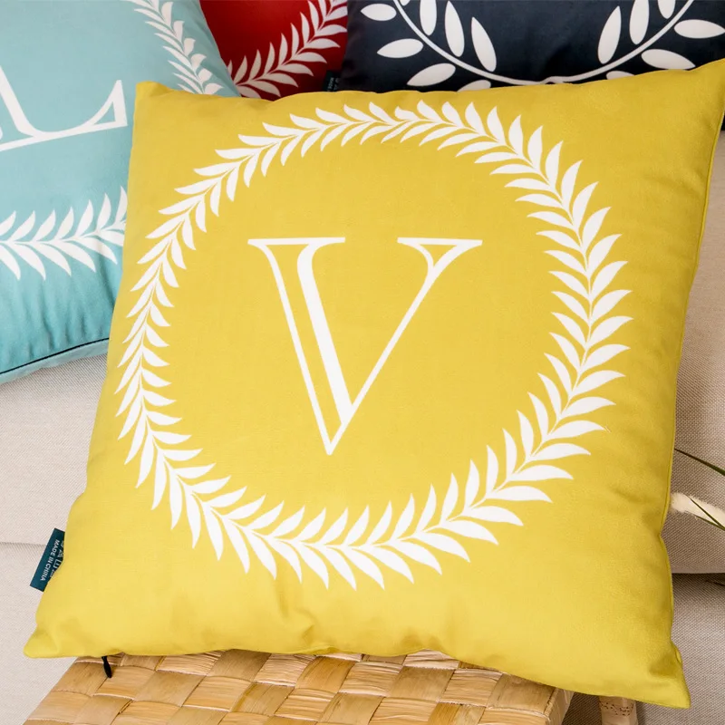 Подушка с надписью на английском языке аксессуары для украшения комнаты