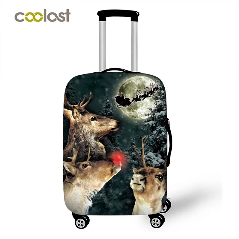 Милый чехол для багажа с изображением животных лошади/льва/собаки/кошки