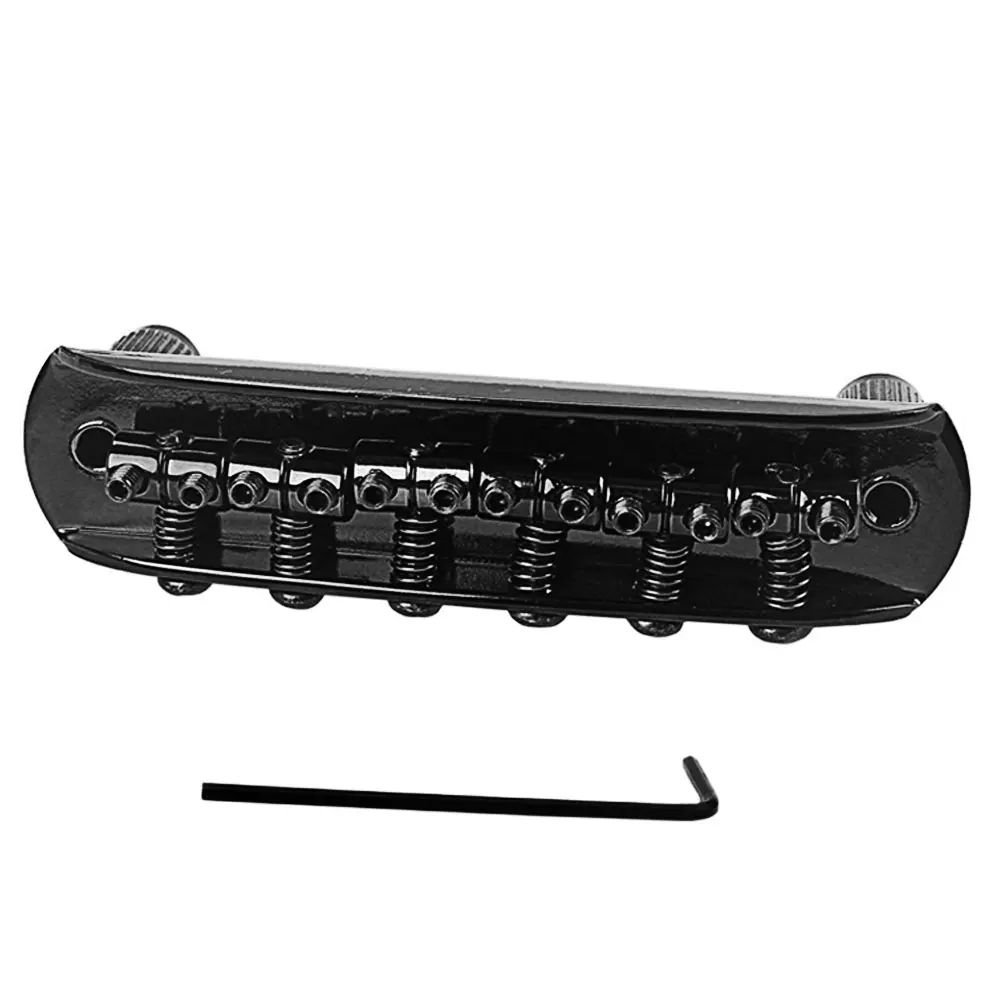 Гитарный Струнодержатель моста Jazzmaster/Jaguar стиль металлический мост с регулируемыми седлами для гитары Mustang