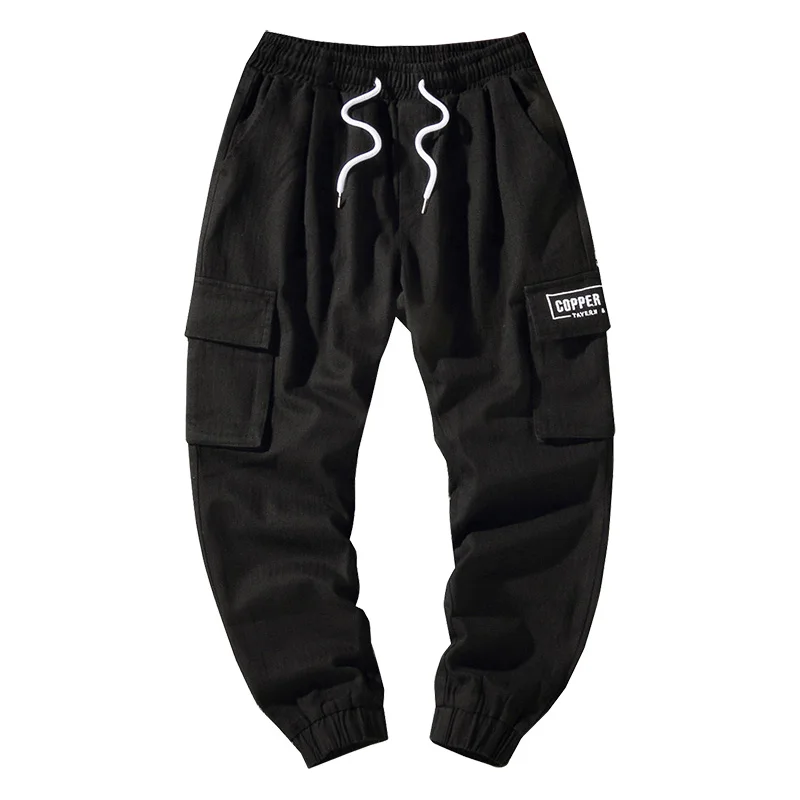 Мужские брюки рабочая одежда модные повседневные тонкие черные коричневые в