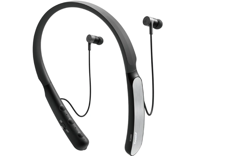 SOMiC SC1000 ANC активные Беспроводные наушники с шумоподавлением, Bluetooth спортивные наушники с шейным ремешком, музыкальные наушники, гарнитура с микрофонами