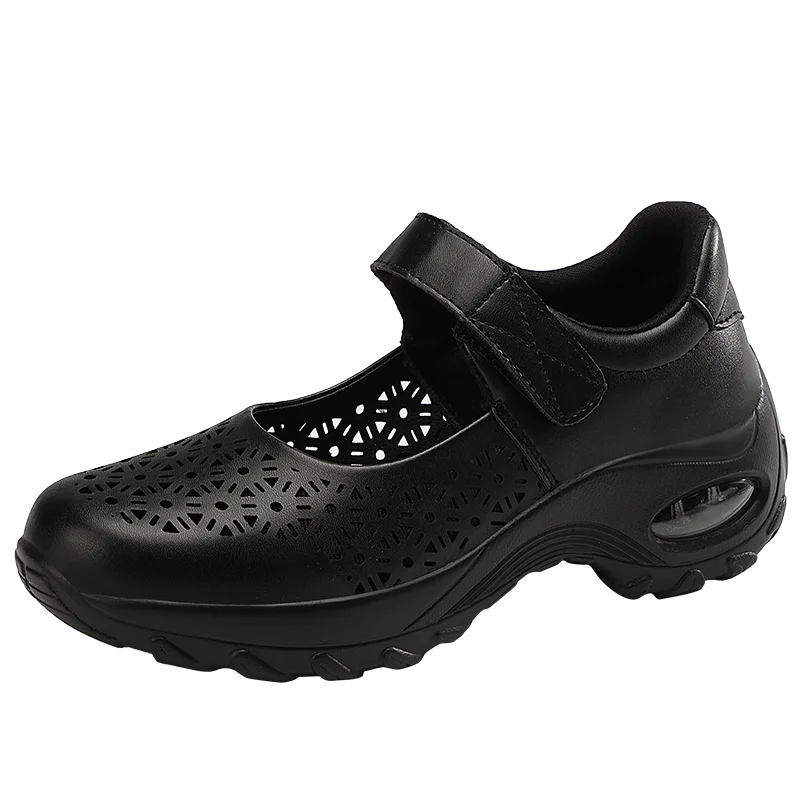 

2021 New Summer Style Women's Outdoor Sneakers Comfortable Breathable Hollow Casual Shoes Sports Mesh Womans Thick Bottom Shoes