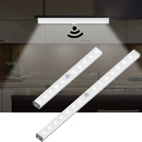 10cm 21cm 29cm long strip under cabinet light magnetic closet light motion sensor closet lamp for home kitchen wardrobe lighting