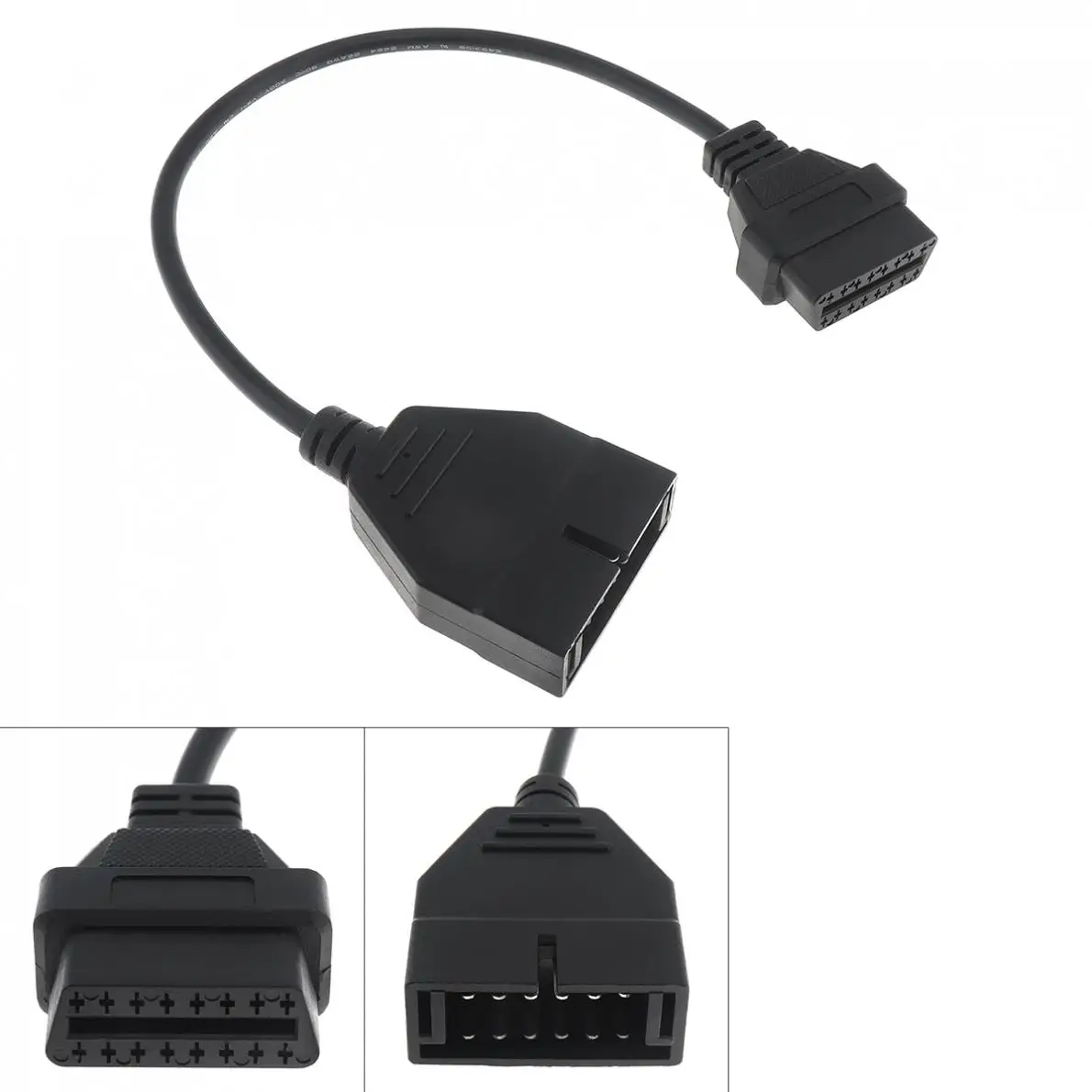 OBD II I 12 штифтов Мужской до 16 контактный разъем диагностический инструмент