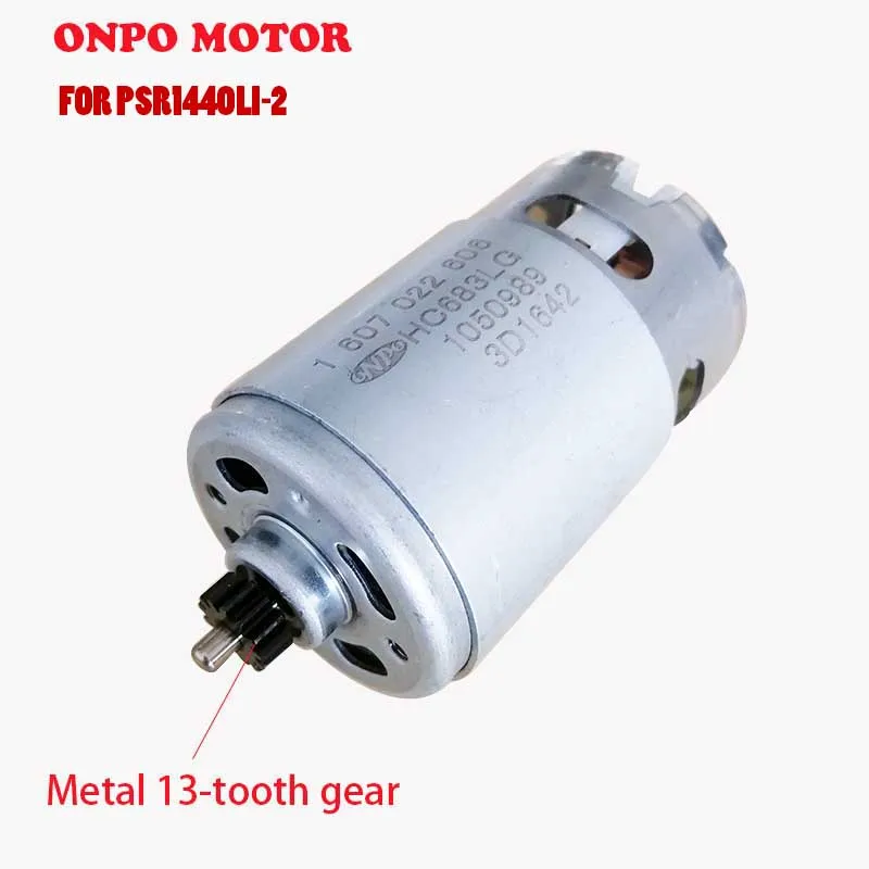 Хорошее качество, PSR1440LI-2 14,4 V 13-зубы HC683LG мотор для замены bosch обслуживание(3601J54300) литий-заряжается ручная дрель
