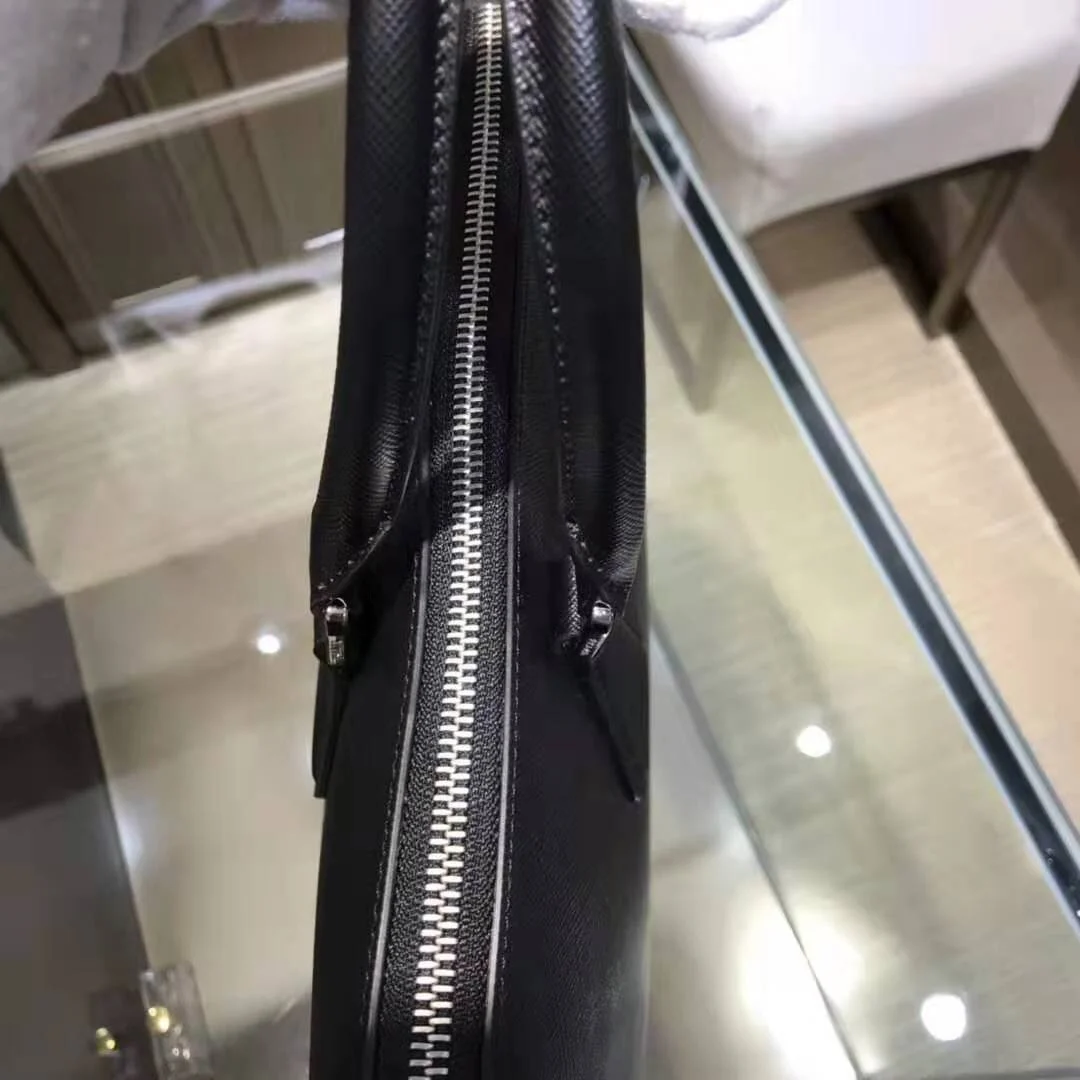 

2021 new leather large capacity computer bag fashion briefcase men's handbag