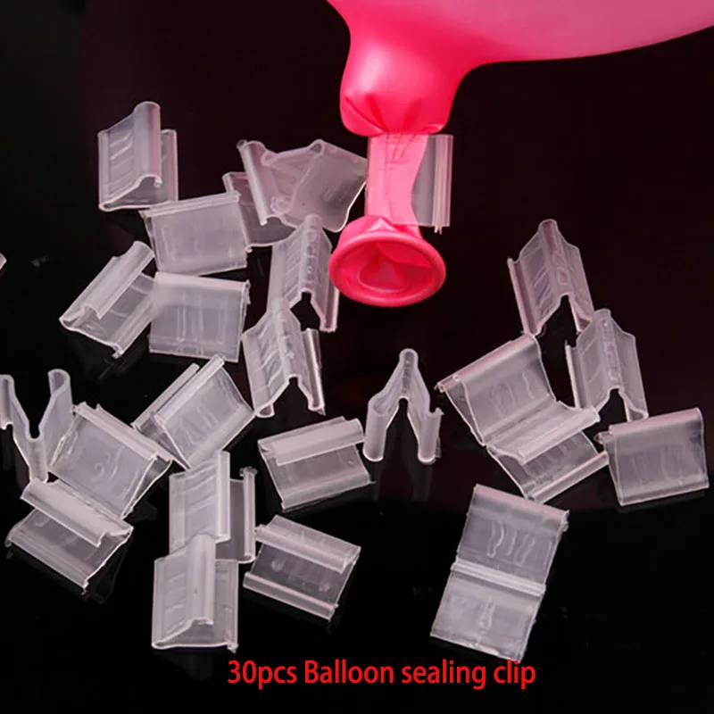30pcs balloon clip 30 шт./лот, много конфетти, воздушные шары, розовое золото, гелиевые шары, для мальчиков и девочек, с днем рождения, для вечеринки, воздушные шары, для свадебной вечеринки, декоративные принадлежности - Цвет: 30pcs balloon clip