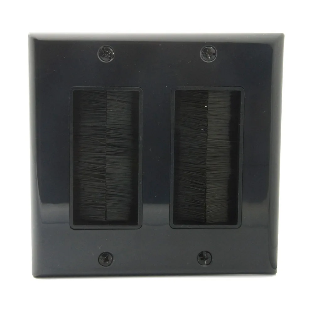 Щетка настенная пластина щетинка вставка крышка Выходная панель|wall plate|outlet panelwall
