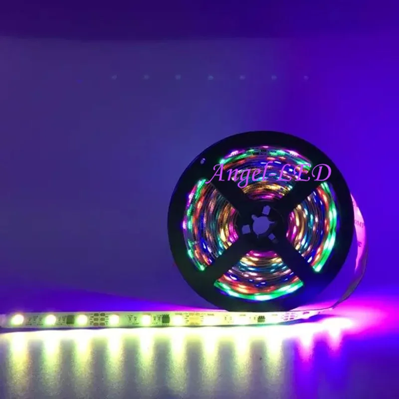 Светодиодная лента ws2811 5050 SMD RGB 5 м/рулон 12 в пост. Тока 1 ic УПРАВЛЕНИЕ 3 светодиода