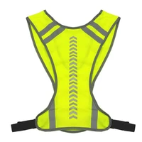 outdoor night riding running reflective vest safety security sports vest night bicycle cycling riding jogging vest guiding light
