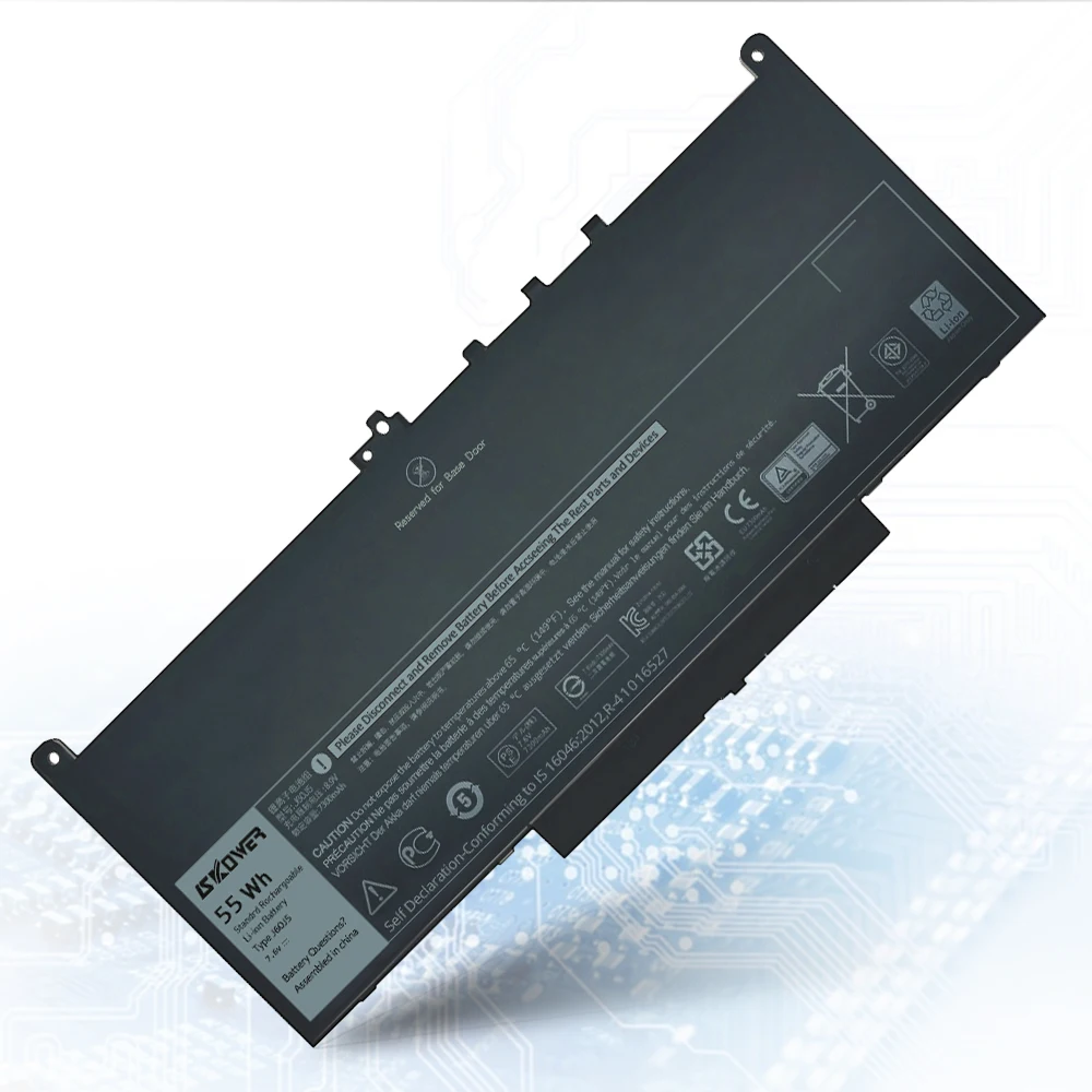 Аккумулятор SKOWER J60J5 для ноутбука Dell Latitude E7270 E7470 Series R1V85 451 BBSX NJJ2H MC34Y 242WD 7 6 V