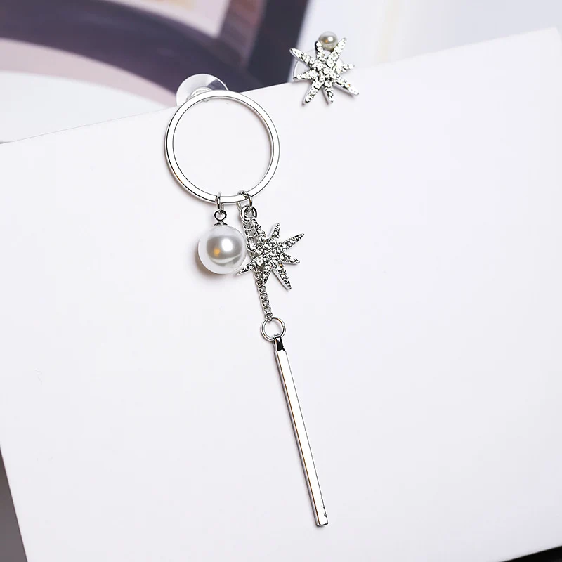 Женские серьги капельки с кристаллами 1 пара|Серьги-подвески| |