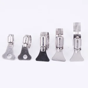 5 шт.лот из нержавеющей стали 304 червячный зажим для шланга-зажимы для топливной трубки воды