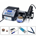 Электрический пинцет YIHUA 938D, паяльная станция, Антистатическая интеллектуальная Бессвинцовая паяльная станция с функцией сна