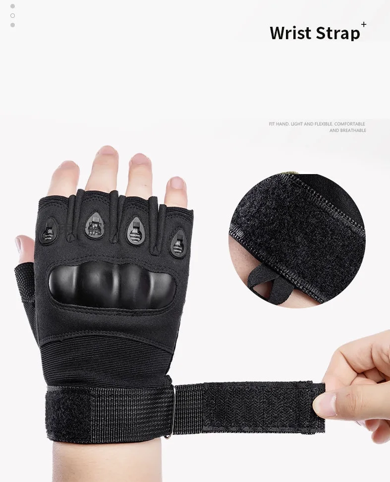 Tactical Hard Knuckle Half finger Gloves Men's Army Military Combat Hunting Shooting Airsoft Paintball Police Duty Fingerless 3 Tactical Hard Knuckle Half finger Gloves Men's Army Military Combat Hunting Shooting Airsoft Paintball Police Duty Fingerless 3