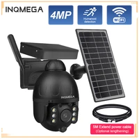 inqmega 4mp wifi solar camera video surveillance wireless security video recorder detachable solar cctv cam recorder