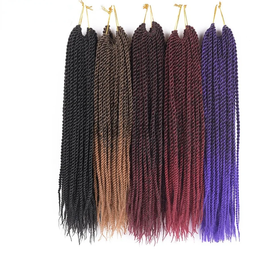 

Ymh Crochet Braids Hair Senegal Twist Braids Dreadlocks Two-Strand Twisted Braids Wig