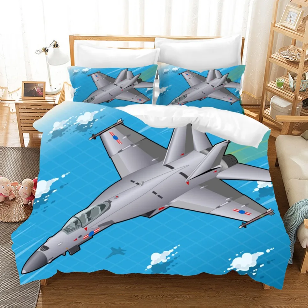 2/3 шт. Комплект постельного белья самолет первичный полет дисплей пододеяльник