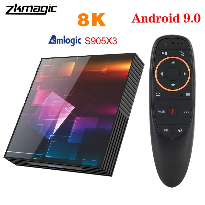 ТВ приставка Amlogic A95X на Android 9 0 4 + 32/64 ГБ 2 4/5 ГГц Wi Fi|ТВ-приставки и медиаплееры| |