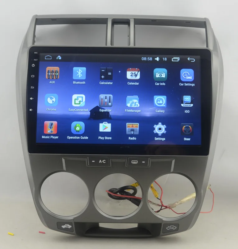 10 1 &quotчетырехъядерный 2.5D ips экран Android Автомобильный gps Радио навигатор для Honda City