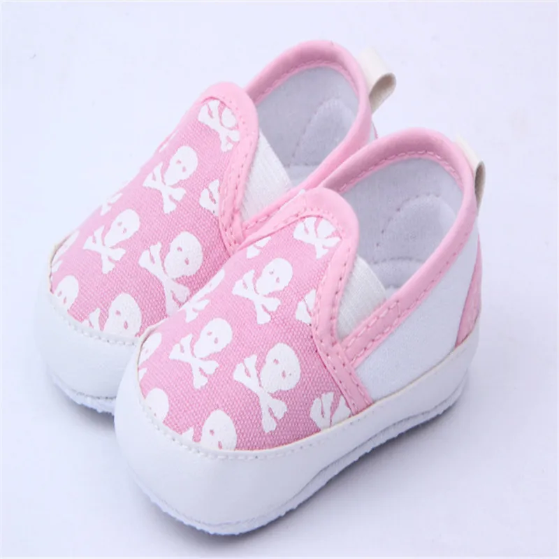 Baby skull animal shoes baby Shoes pink Toddler | First Walkers