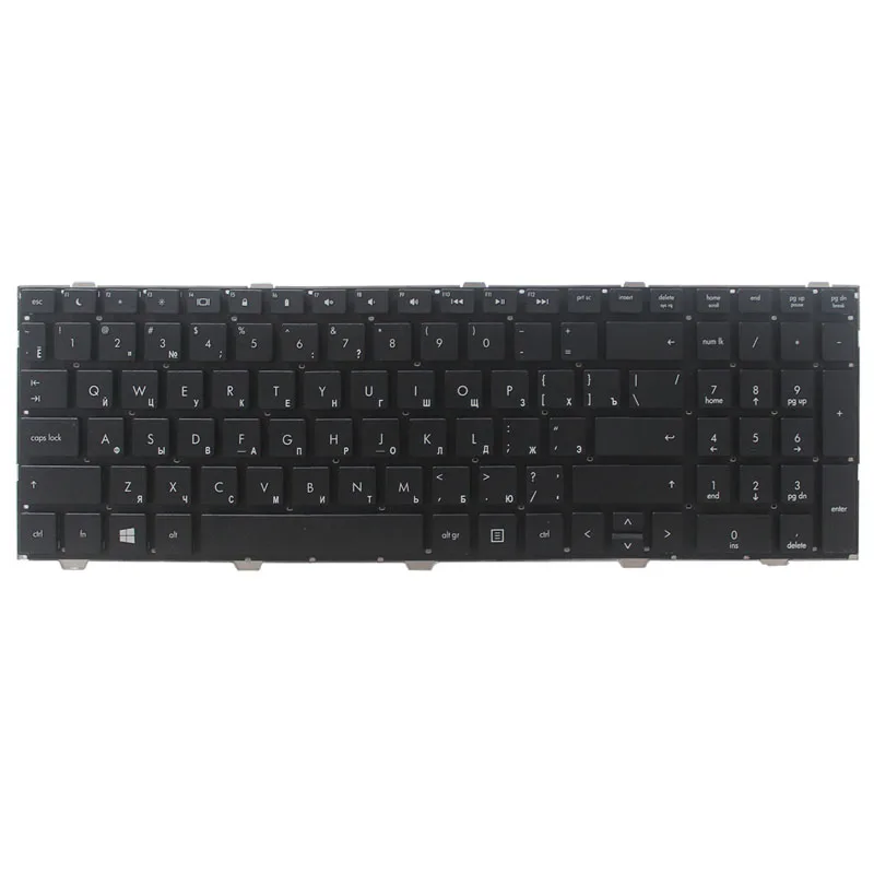 Новая русская клавиатура для ноутбука hp probook 4540 4540S 4545 4545S 4740 4740S noframe Black RU