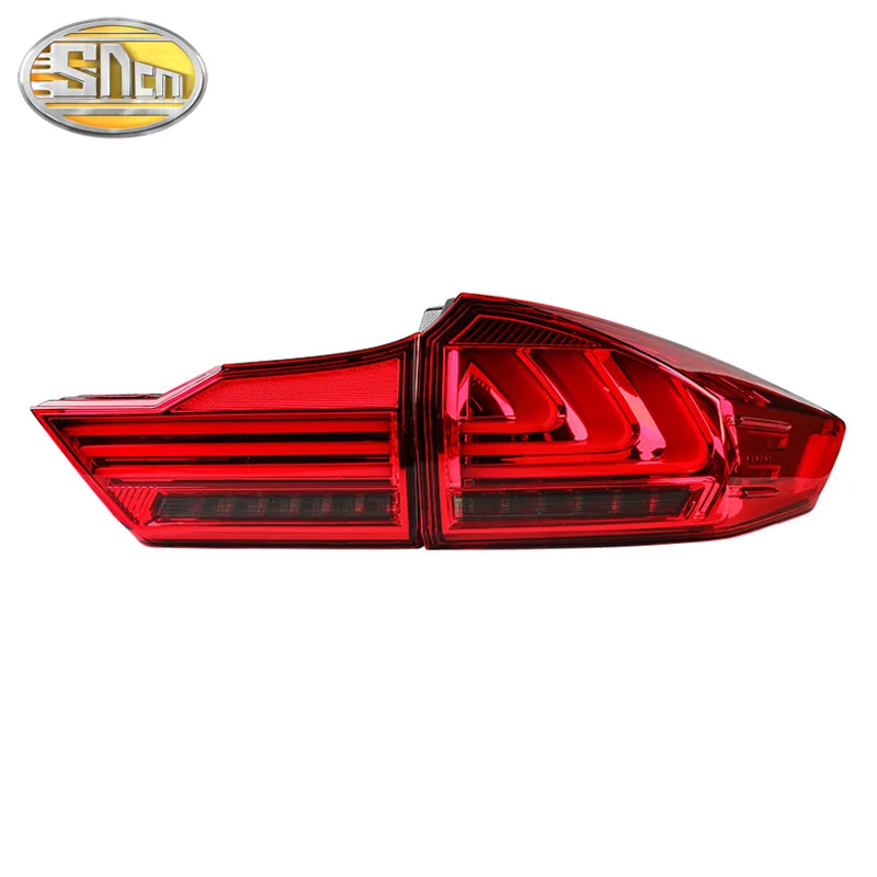 Автомобильный светодиодный задний светильник для Honda City Grace 2015-2018 + Тормозная