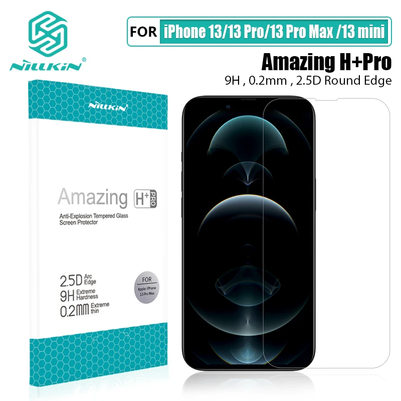 NILLKIN For iPhone 14 Pro Max Screen Protector For iPhone 13 Pro for iPhone 13 CP+Pro /H+ProTempered Glass for iPhone 13 mini