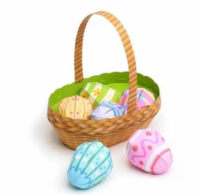 

Easter suit handmade paper model DIY enthusiasts gift paper mold