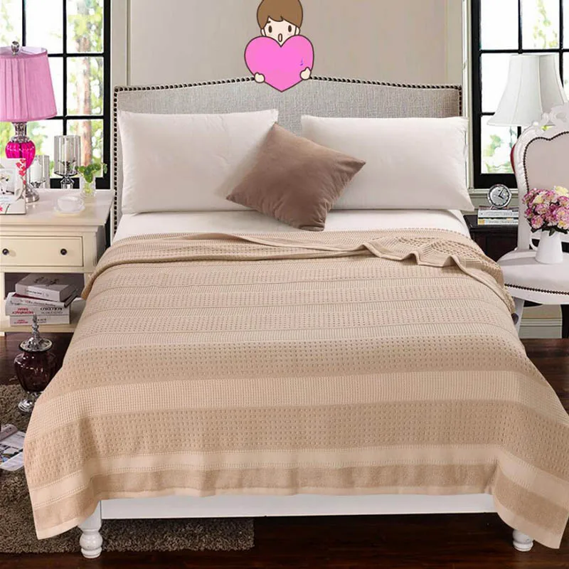 

100% Cotton Adult Towel Blanket Bed Summer Quilts Bedspread Sofa Throws Office Travel Sleeping Air Conditioning Cobertor