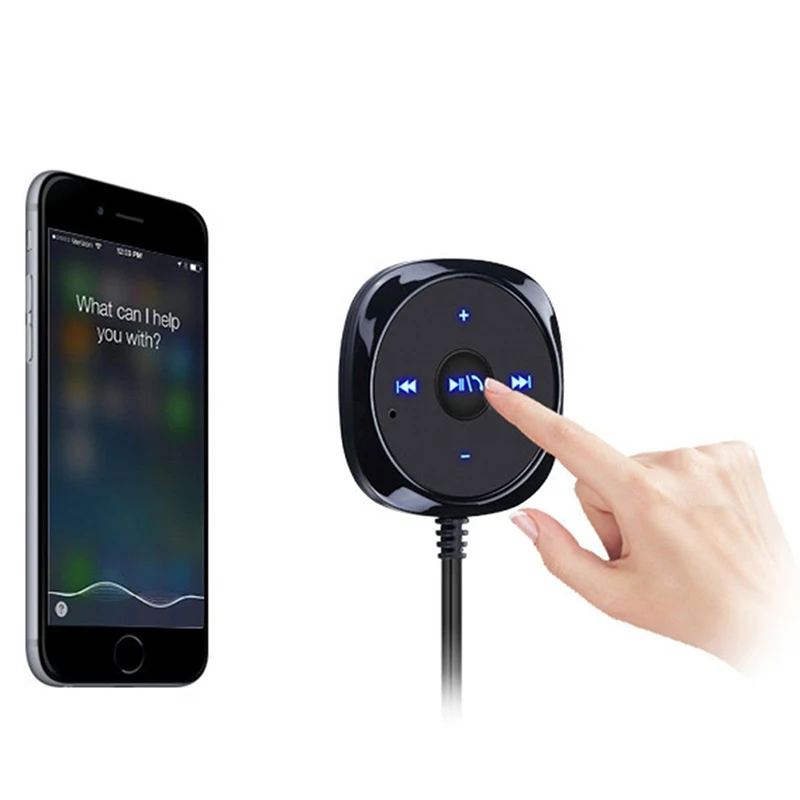 

Music Adapter Audio Transmitter Receiver 1 Set Mini Wireless Bluetooth with Aux Out for Speaker Car Stereo Hands-free