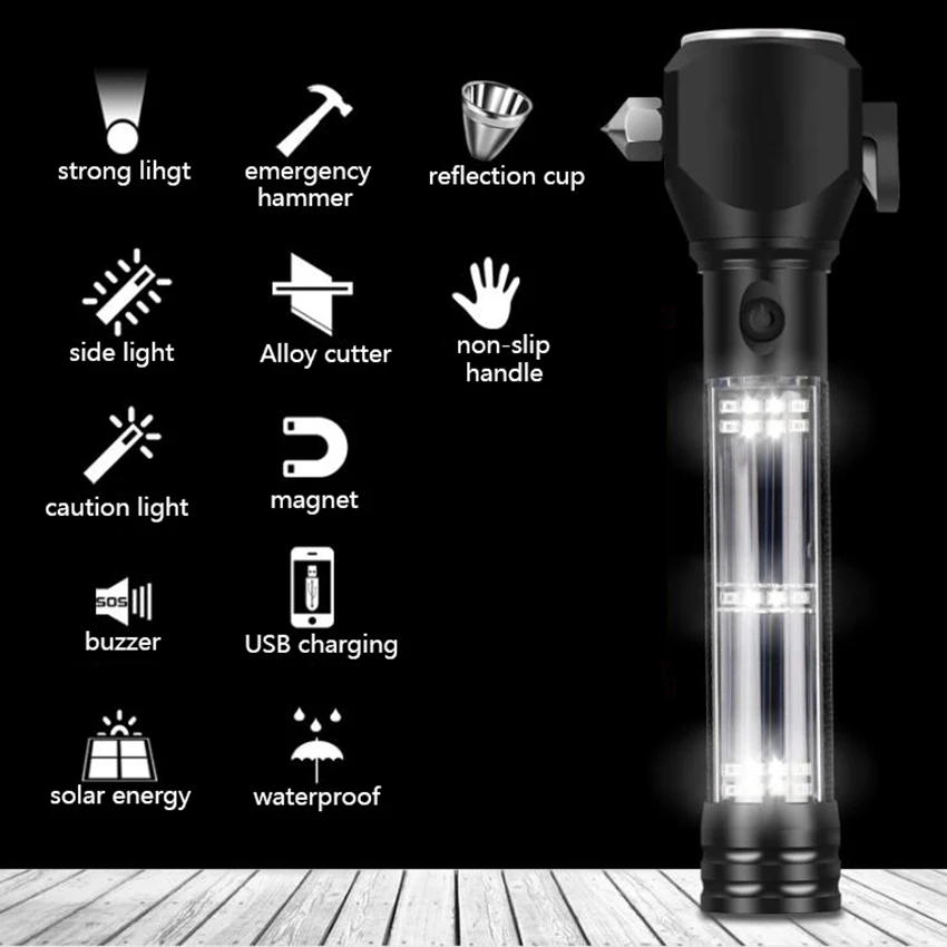 Мощный светильник светильник-вспышка Открытый Многофункциональный Солнечный
