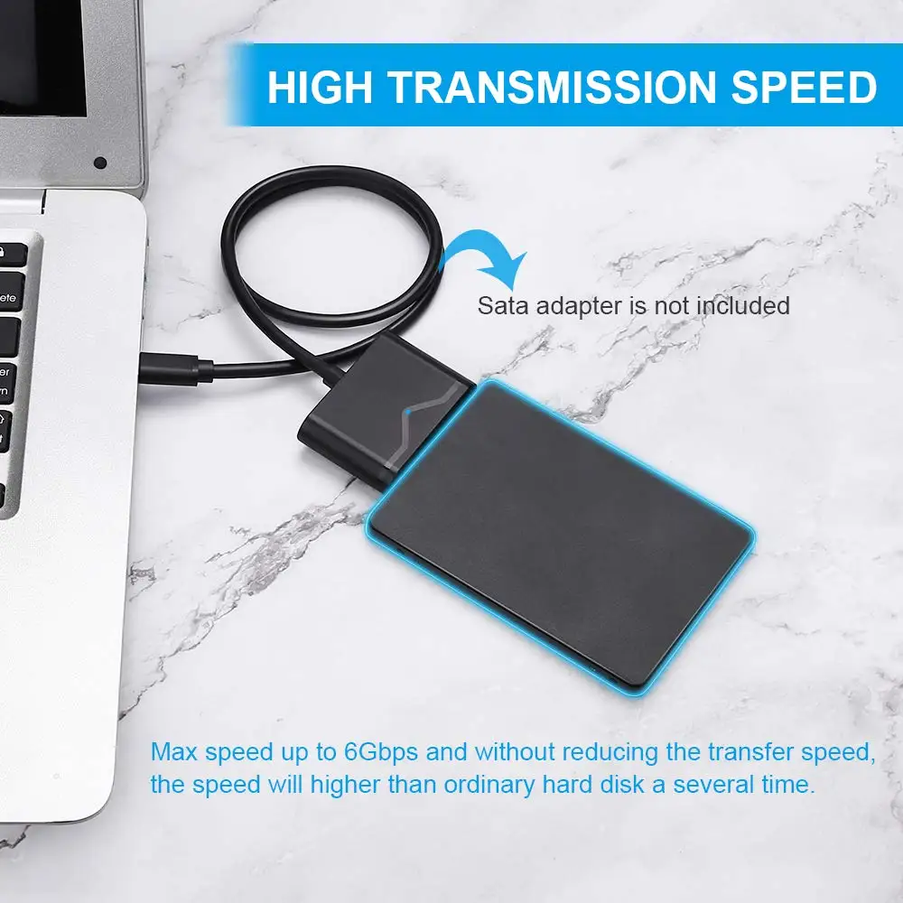 Onvian mSATA корпус SATA на 2 5 адаптер с алюминиевым корпусом SSD жесткий диск дюйма 3 0